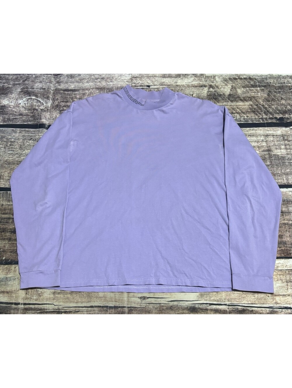 Pangaia Shirt Mens Large Organic Cotton Long Sleeve Purple